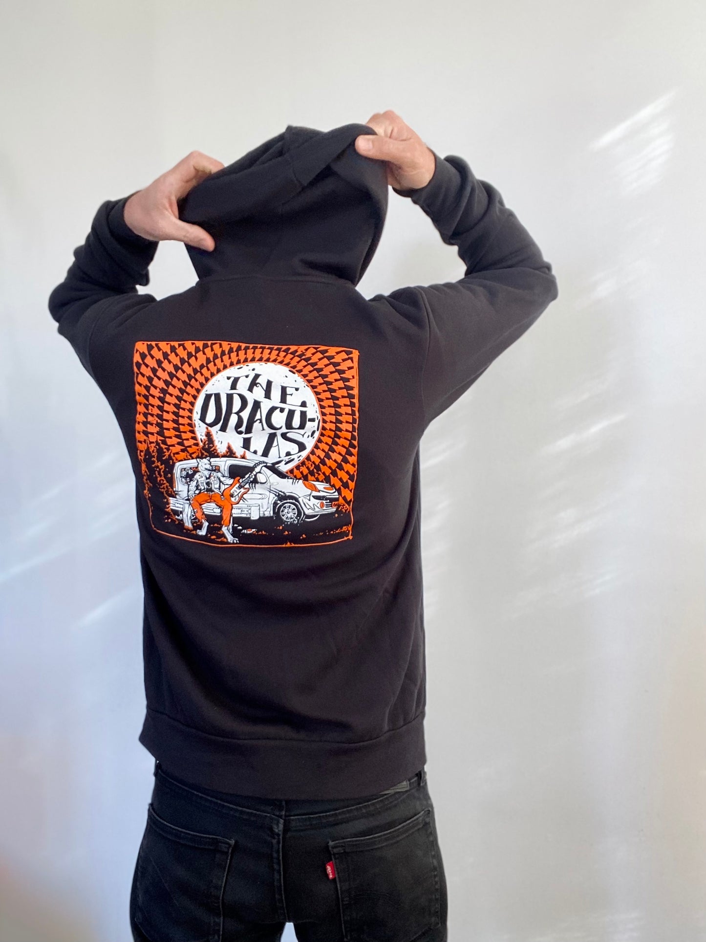 Werewolf Backprint Zip-Up Hoodie